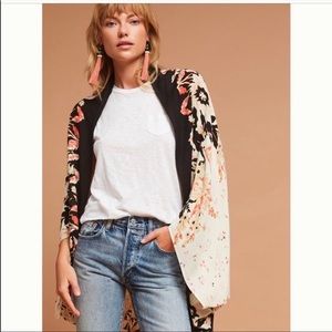 Anthropology Roffe Isolde Floral Kimono